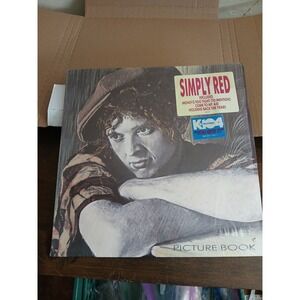 Simply Red Picture Book Vinyl Record LP Album 1985 Elektra WOCK 103.7